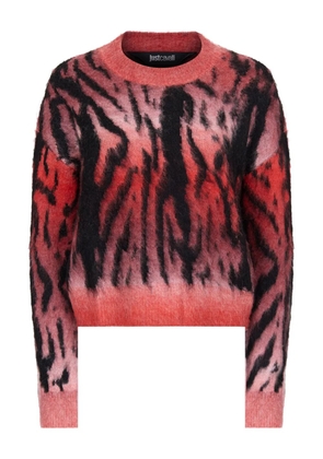 Just Cavalli tiger-print sweater - Red