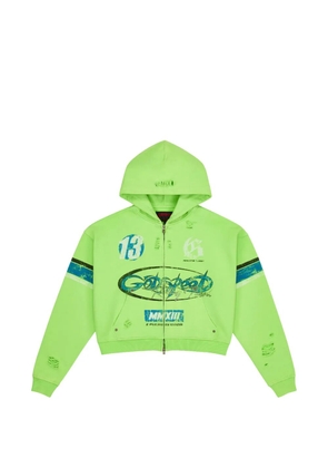GODSPEED zip hooded sweatshirt - Green