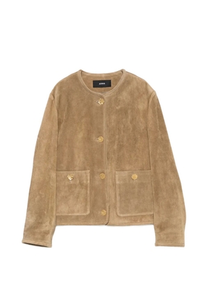 Arma leather jacket - Neutrals