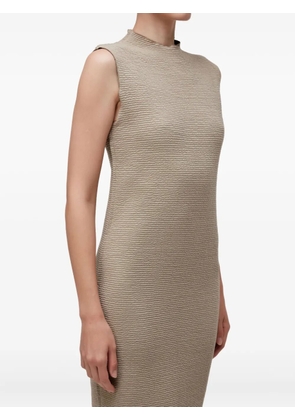 Osklen sleeveless midi dress - Neutrals