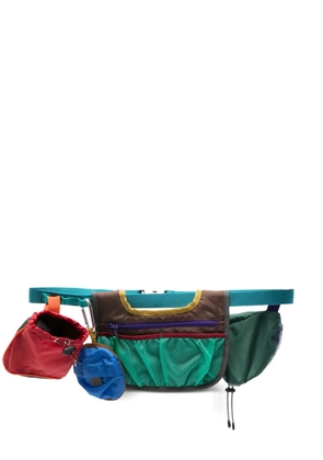 Kolor multi-pocket belt bag - Blue