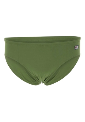 MC2 Saint Barth logo-patch swim trunks - Green
