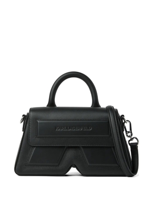 Karl Lagerfeld Ikon K leather tote bag - Black