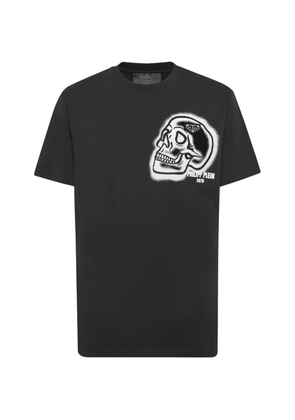 Philipp Plein Skull-print round-neck T-shirt - Black