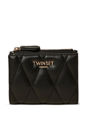 TWINSET bi-fold quilted wallet - Black