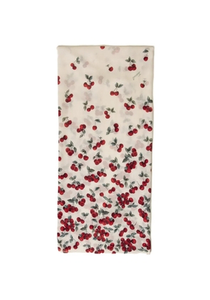 TWINSET cherry print scarf - Neutrals