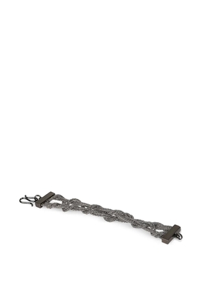 Fabiana Filippi chain-link knot bracelet - Grey
