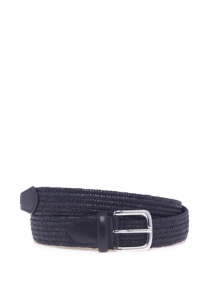 SERGIO GAVAZZENI braided bucle belt - Blue