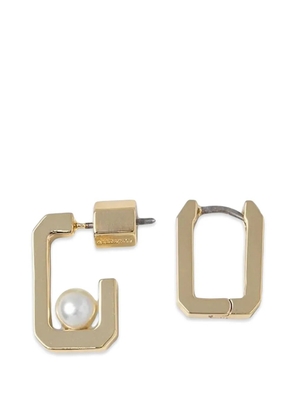 AllSaints embellished rectangle earrings (set of three) - Gold
