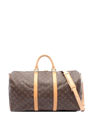 Louis Vuitton Pre-Owned 2004 50 Keepall Bandouliere monogram canvas bag - Brown