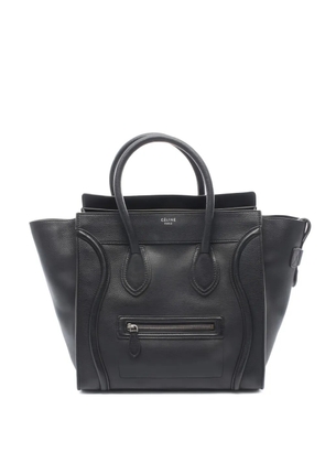 Celine Pre-Owned 2000s mini Luggage leather handbag - Black