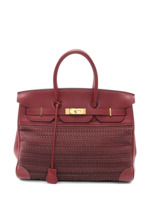 Hermès Pre-Owned 2002 Birkin 35 Horsehair tote bag - Red