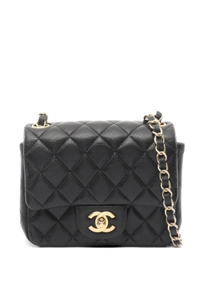 CHANEL Pre-Owned 2010s mini matelasse-design chain-strap shoulder bag - Black