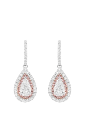 HYT Jewelry drop diamond earrings - Silver