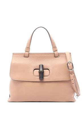 Gucci Pre-Owned 2000s Bamboo Daily leather handbag - Neutrals