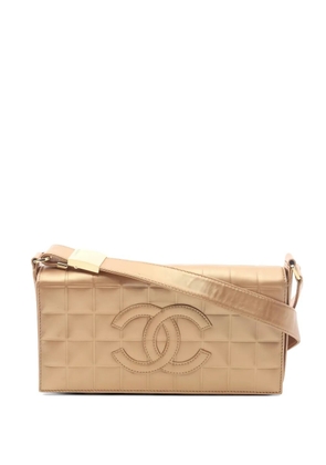 CHANEL Pre-Owned 2000-2002 Choco Bar shoulder bag - Neutrals
