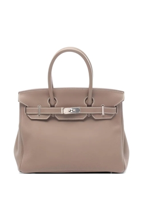 Hermès Pre-Owned 2017 Birkin 30 leather handbag - Brown