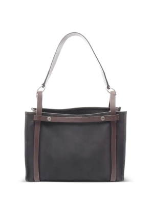 Hermès Pre-Owned 2011 toile chevron leather shoulder bag - Brown