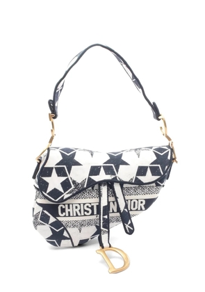 Christian Dior Pre-Owned 2010 saddle canvas shoulder bag - Neutrals