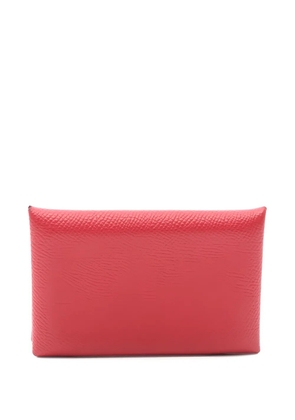Hermès Pre-Owned 2014 Calvi Cazac coin purse - Red
