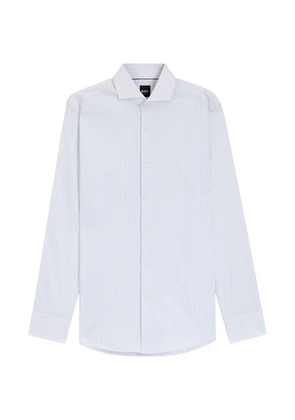 BOSS striped-pattern shirt - White