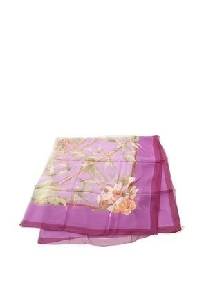 Hermès Pre-Owned 2010s Serenite shawl - Purple