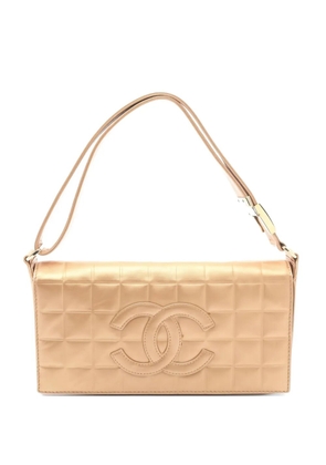 CHANEL Pre-Owned 2002-2003 Chocolate Bar shoulder bag - Gold