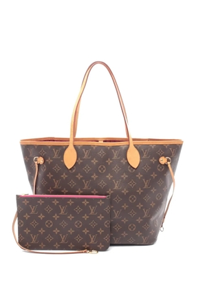 Louis Vuitton Pre-Owned 2015 Neverfull monogram-pattern leather tote bag - Brown