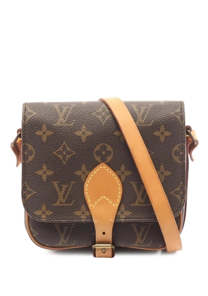 Louis Vuitton Pre-Owned 1992 Cartesier PM monogram leather shoulder bag - Brown