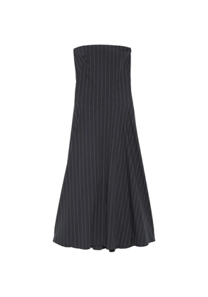 St. Agni Rouleau striped maxi dress - Blue