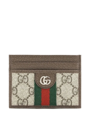 Gucci Ophidia GG Supreme card holder - Neutrals