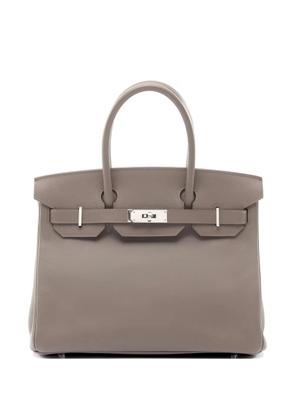 Hermès Pre-Owned 2018 Birkin 30 leather handbag - Grey