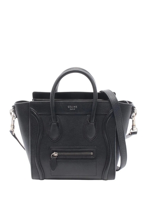 Celine Pre-Owned 2010-2026 Nano Leather Luggage Tote satchel - Black