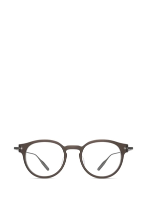 Barton Perreira Eugene geometric-frame glasses - Brown