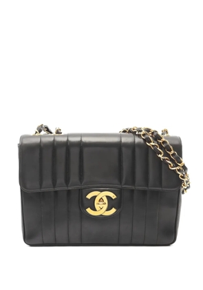 CHANEL Pre-Owned 1991-1994 Big Mademoiselle coco mark shoulder bag - Black