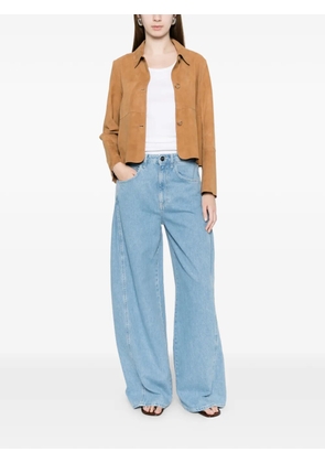 DONDUP pocket wide-leg jeans - Blue