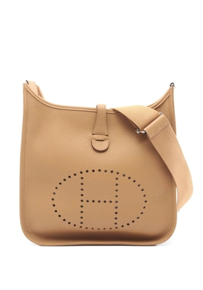 Hermès Pre-Owned 2025 Troyes leather shoulder bag - Neutrals