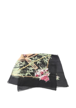 Hermès Pre-Owned 2010s Carré 140 muslin serenite scarf - Black