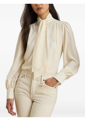Lauren Ralph Lauren tie-neck blouse - Neutrals