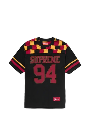 Supreme Patchwork Yoke Football T-shirt - Black