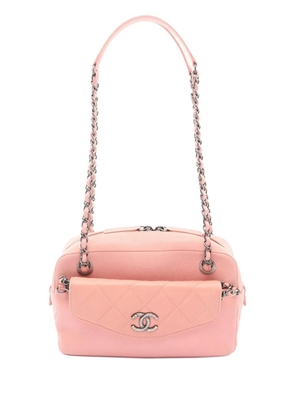 CHANEL Pre-Owned 2016-2017 Caviar Coco Break Camera Bag shoulder bag - Pink