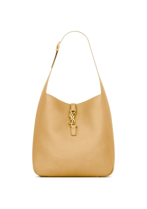 Saint Laurent Le 5 à 7 buckle-monogram shoulder bag - Neutrals