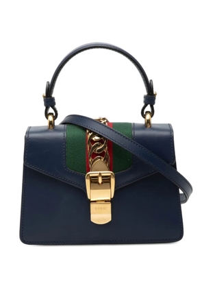 Gucci Pre-Owned 2000-2015 Mini Leather Sylvie satchel - Blue