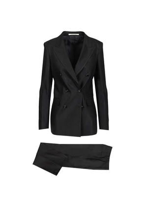 Tagliatore double-breasted tailored suit - Black