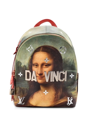 Louis Vuitton Pre-Owned Palm Springs Limited Edition Jeff Koons Da Vinci Print Canvas PM backpack - Multicolour