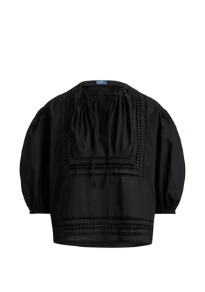 Polo Ralph Lauren Lizzy puffed-sleeves blouse - Black