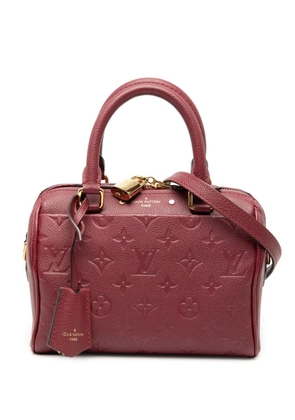 Louis Vuitton Pre-Owned 2018 Monogram Empreinte Speedy Bandouliere 20 satchel - Red