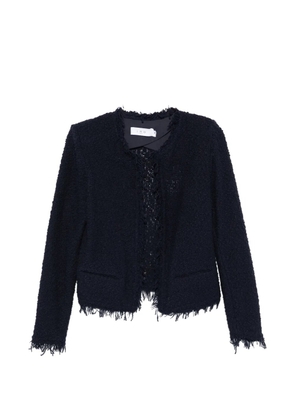 IRO frayed jacket - Blue
