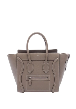 Celine Pre-Owned 2010-2026 Micro Calfskin Luggage Tote handbag - Brown