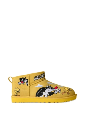 UGG x Palace x Looney Tunes Ultra mini boots - Yellow